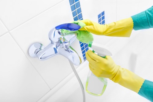 Cleaning equipment used on a commercial facade in Maidavale