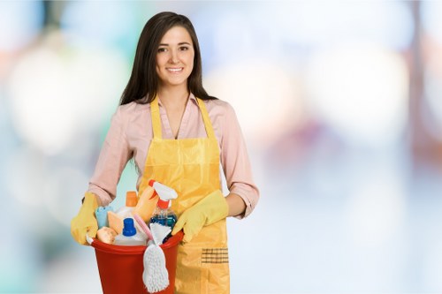 Professional builders dust cleanup in a Maidavale home interior