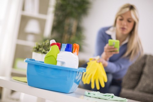 Bin store and common area cleaning in a Maidavale property